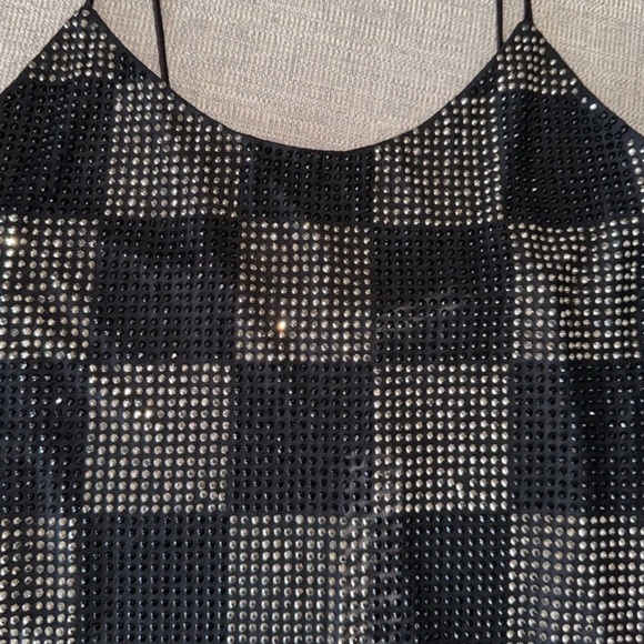 Alice and Olivia sparkly check dress - Picture 4 of 4